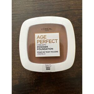 1 L’Oréal Age Perfect Creamy Powder Foundation Compact 360 Sienna FREE SHIP